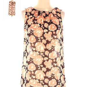 LOFT Rose Print Tank Top